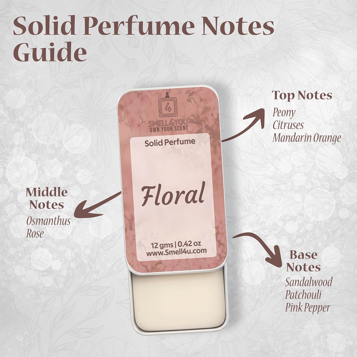 Solid perfume Floral