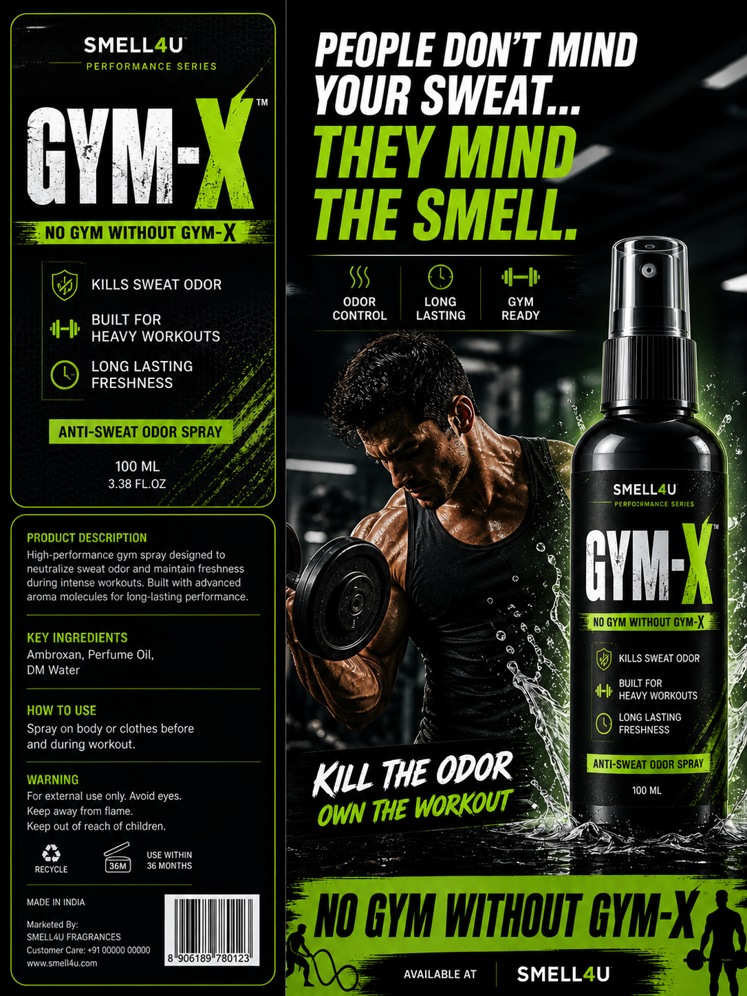 Gym X Performance Spray