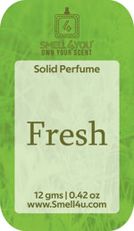Smell4u Solid Perfume: Long lasting, premium, portable travel friendly