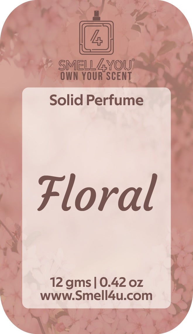 Smell4u Solid Perfume: Long lasting, premium, portable travel friendly