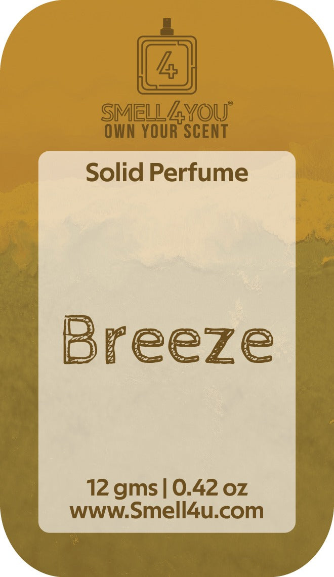 Smell4u Solid Perfume: Long lasting, premium, portable travel friendly