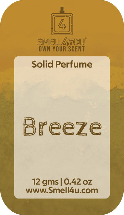 Smell4u Solid Perfume: Long lasting, premium, portable travel friendly